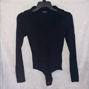 Express Black Bodysuit